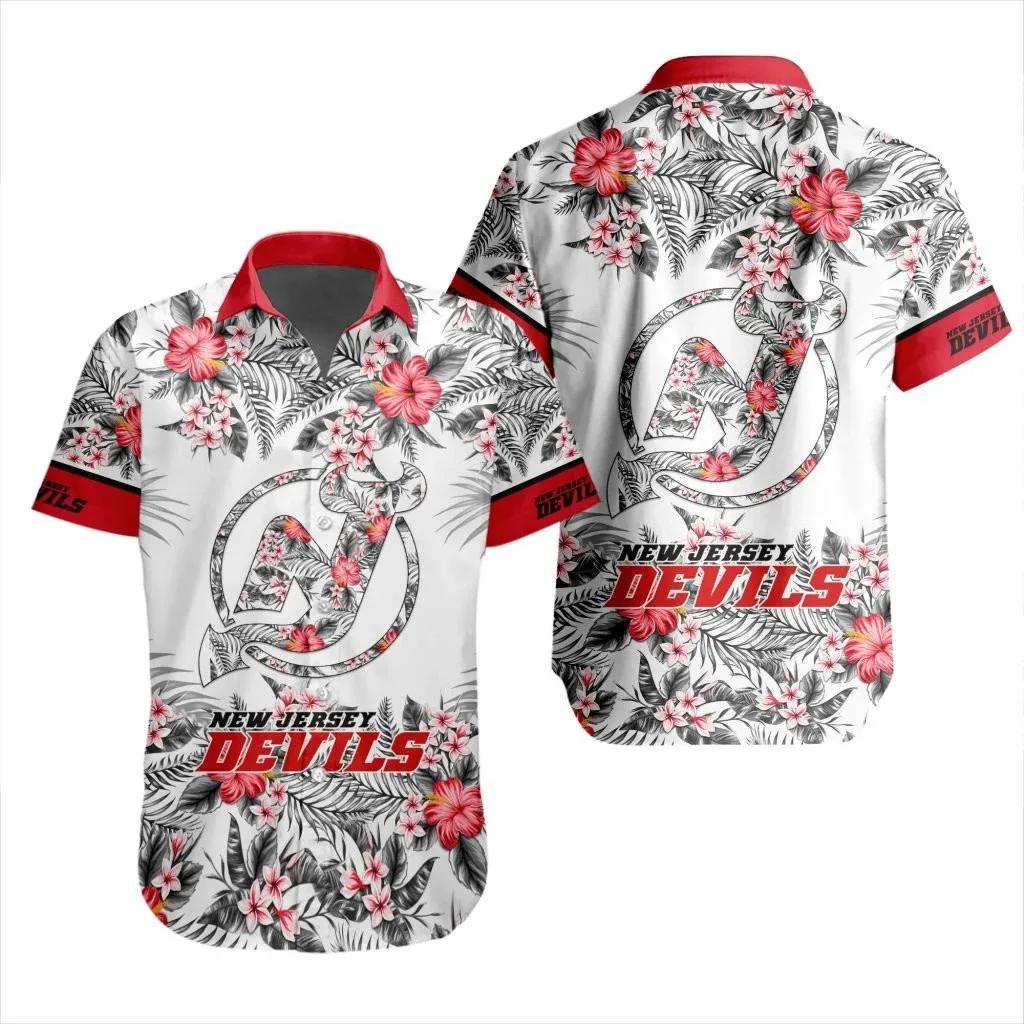 NHL New Jersey Devils Special Hawaiian Shirt, NHL Hawaiian Shirt Moonbestprint