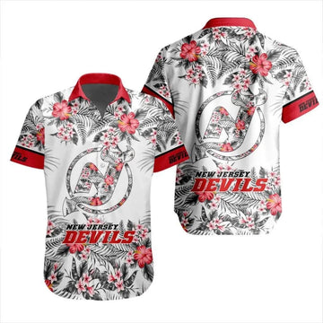 NHL New Jersey Devils Special Hawaiian Shirt, NHL Hawaiian Shirt Moonbestprint