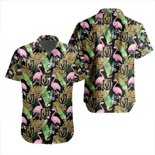 NHL Vegas Golden Knights Special Aloha Style Design 3D Hawaiian Shirt, NHL Hawaiian Shirt Moonbestprint