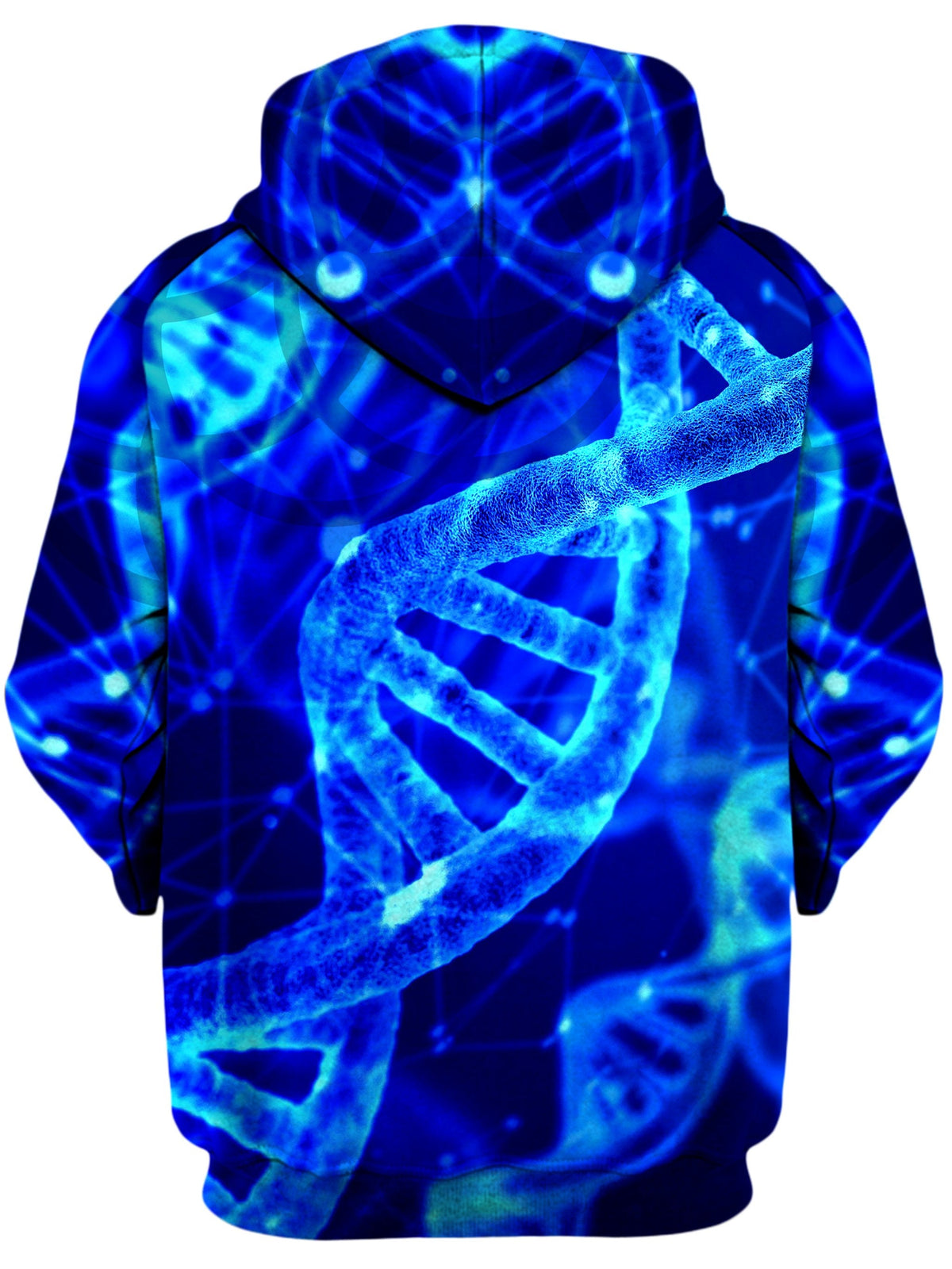 Double Helix Unisex Zip-Up Hoodie -Moonbestprint