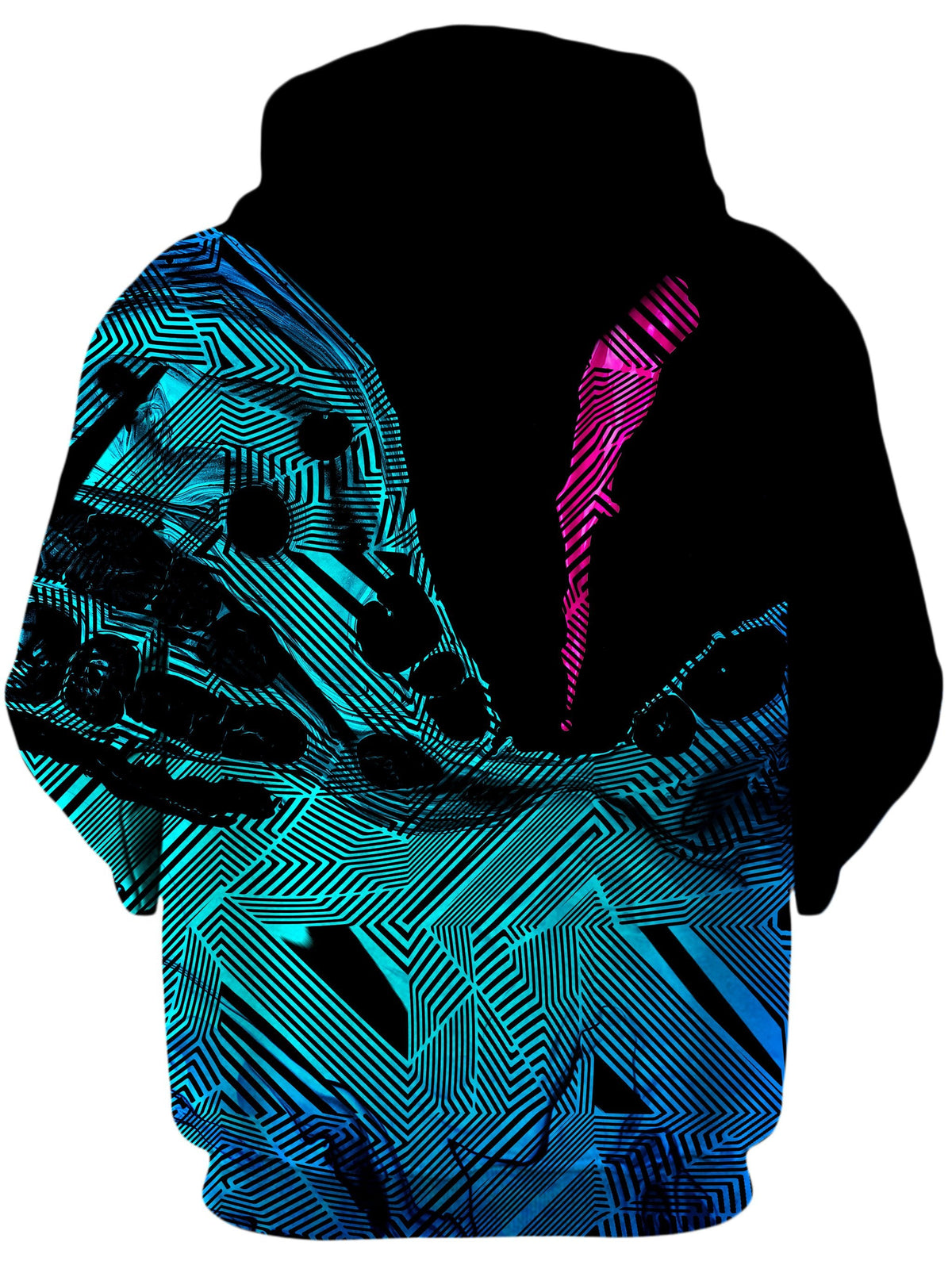 Primordial Flow Pink Unisex Hoodie -Moonbestprint