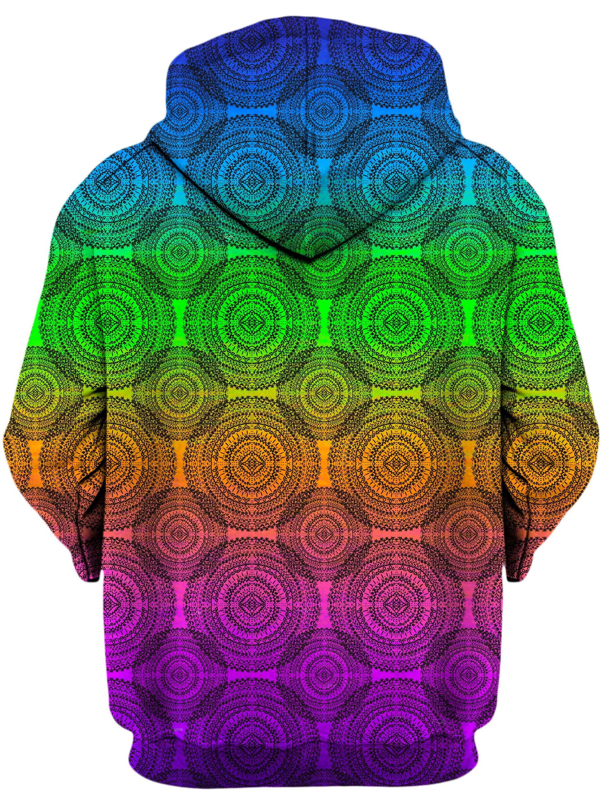 Rainbow Mandala Unisex Hoodie -Moonbestprint