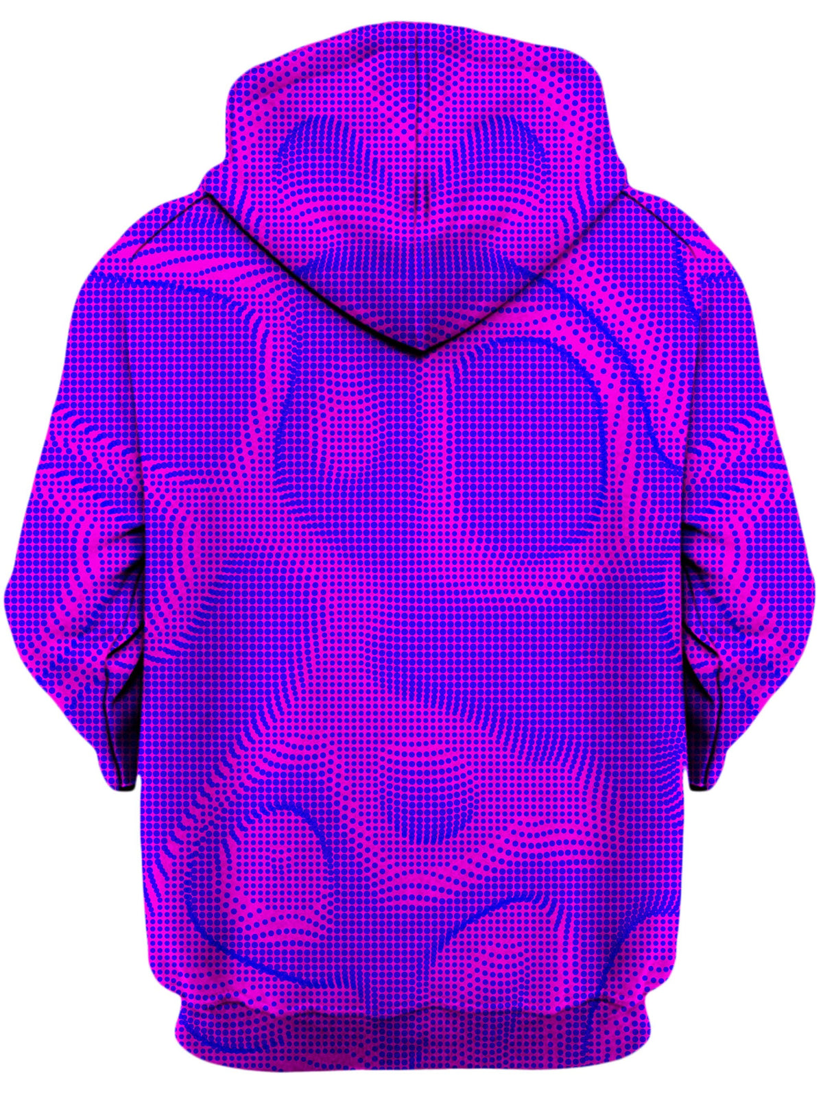 Wild Berry Halftone Unisex Zip-Up Hoodie -Moonbestprint