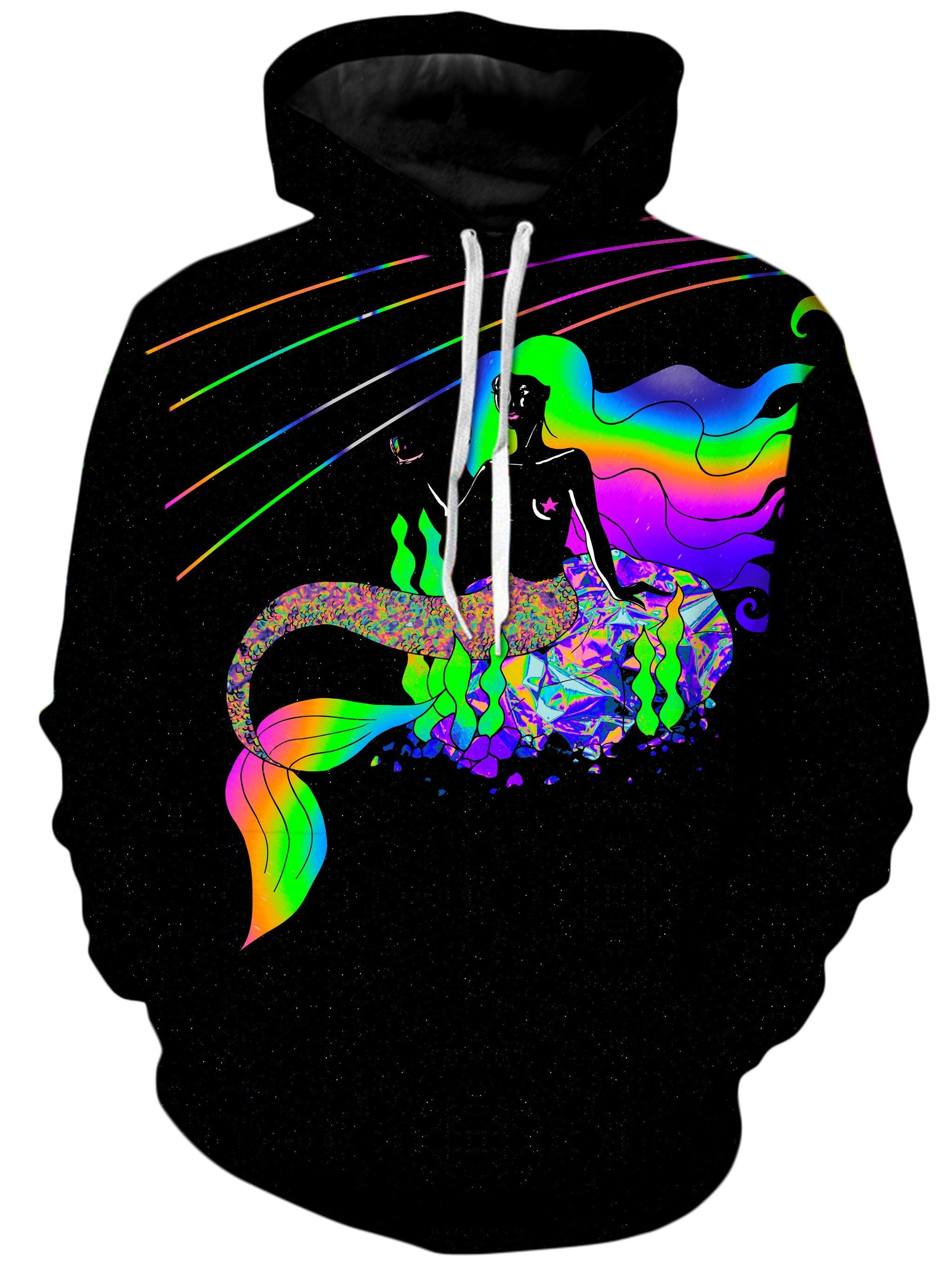 Neon Mermaid Unisex Hoodie -Moonbestprint