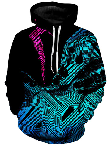 Primordial Flow Pink Unisex Hoodie -Moonbestprint