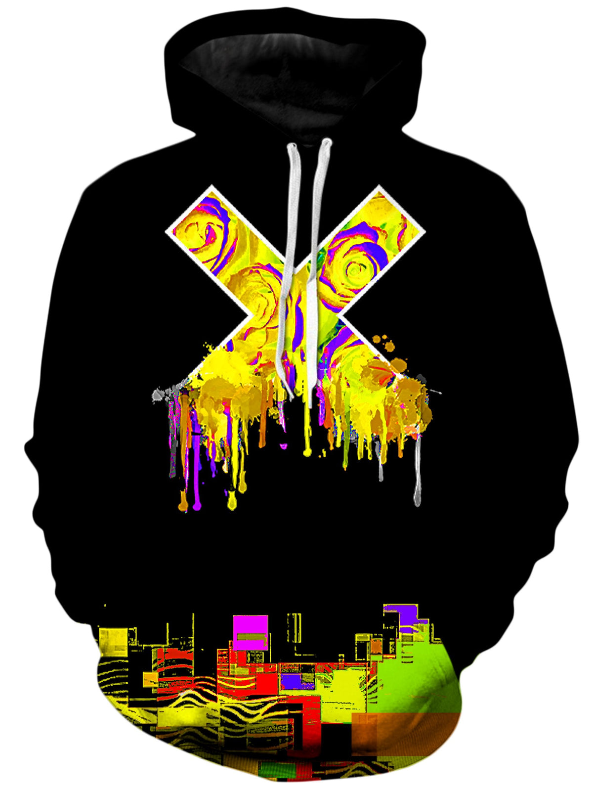 X and Roses Unisex Hoodie -Moonbestprint