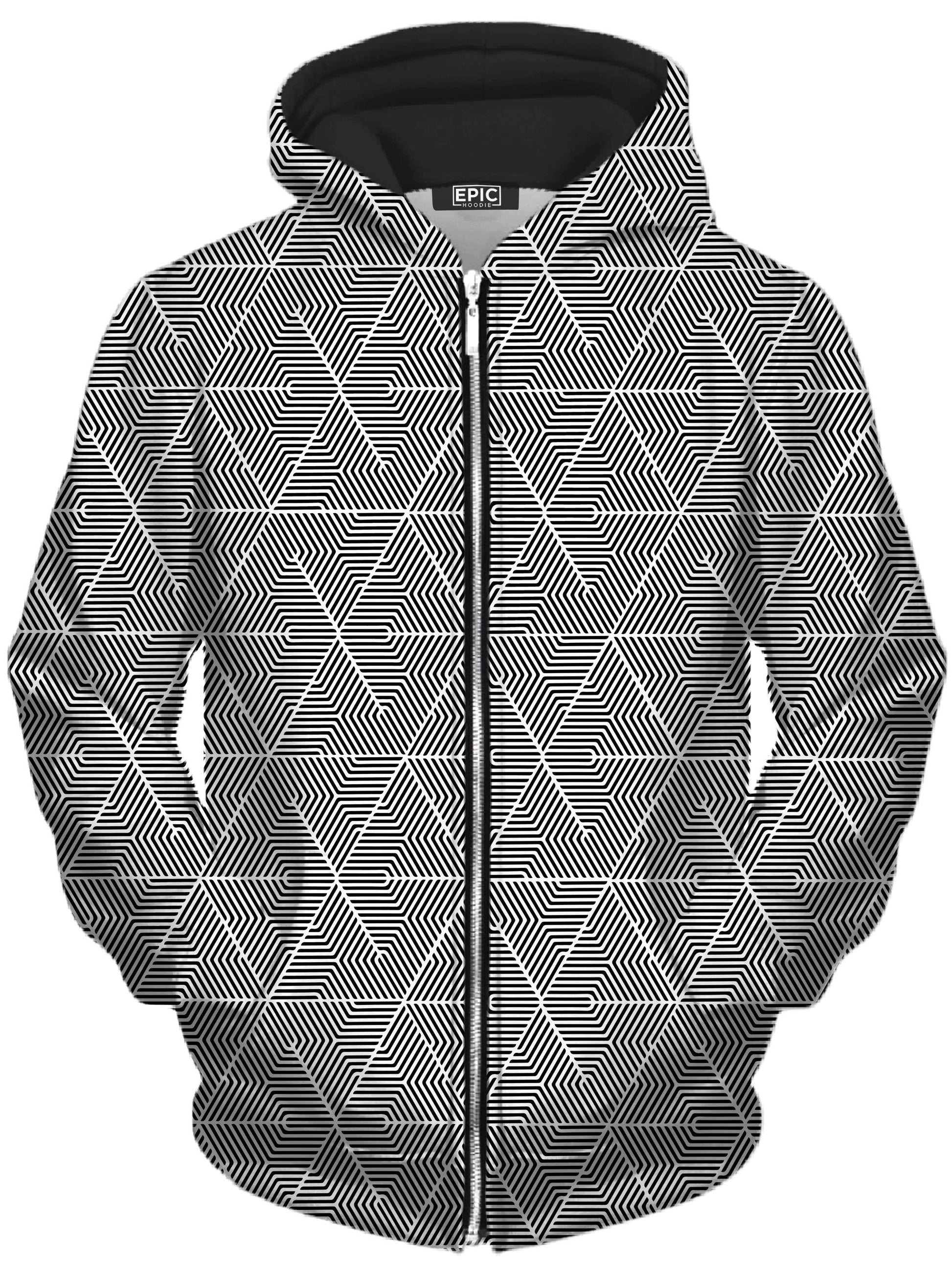 Alignment Unisex Zip-Up Hoodie -Moonbestprint
