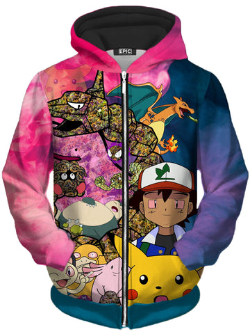Gotta Smoke Em All Unisex Zip-Up Hoodie -Moonbestprint