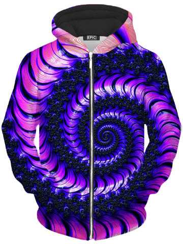 Infinity Unisex Zip-Up Hoodie -Moonbestprint