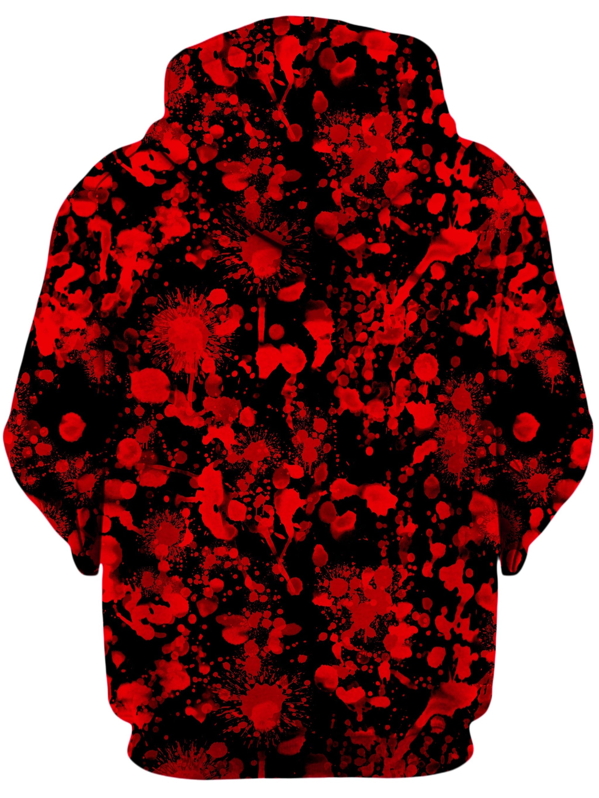 Bloody Black Unisex Zip-Up Hoodie - Moonbestprint
