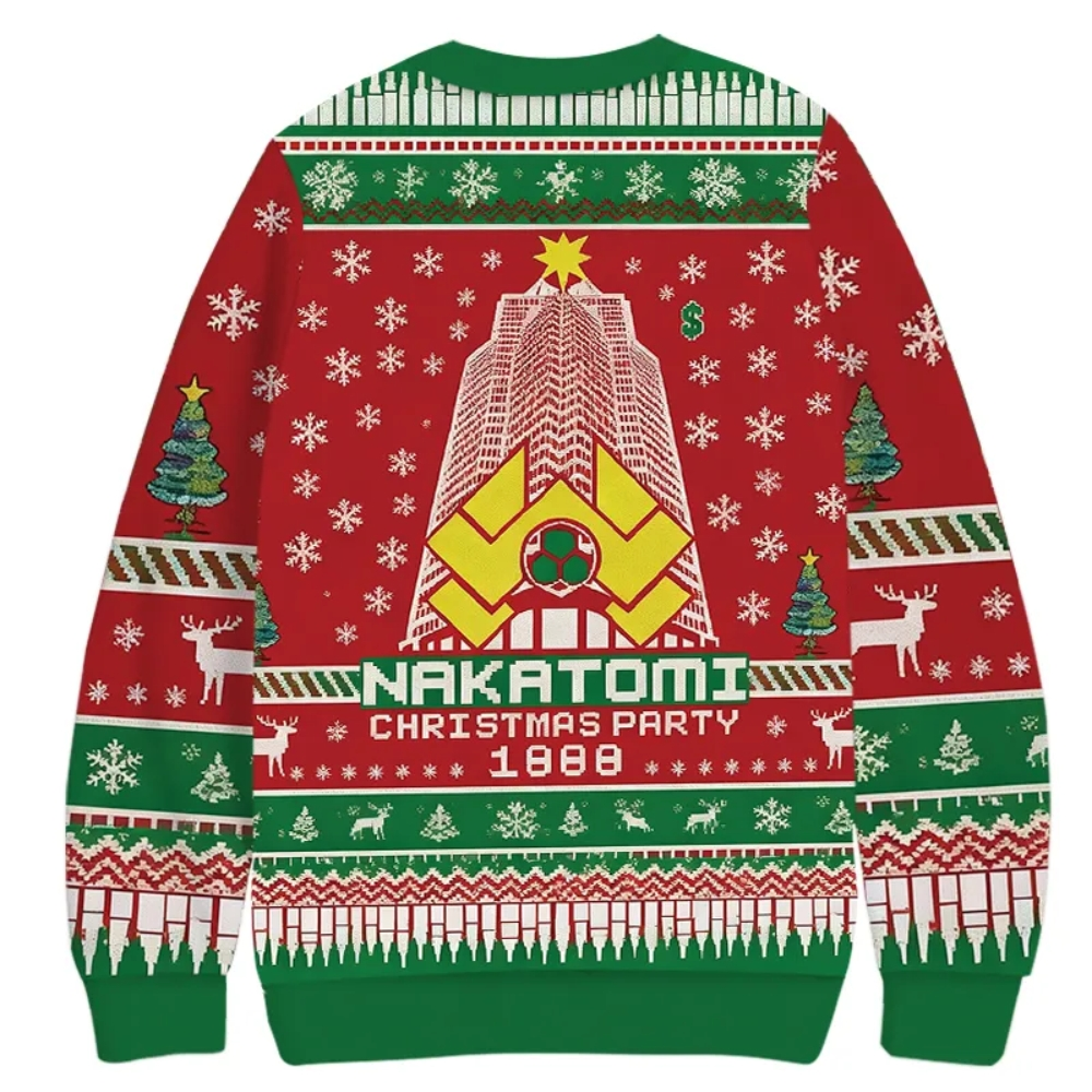 Nakatomi Corporation Christmas Party 2025 Christmas Ugly Sweater – Moonbestprint
