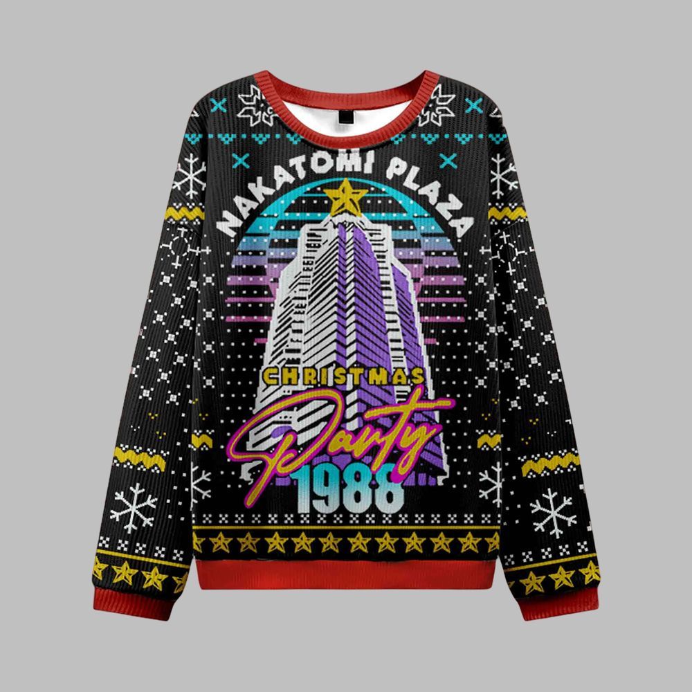 Nakatomi Plaza Christmas Party 1988 Ugly Sweater 2026 Christmas - Moonbestprint