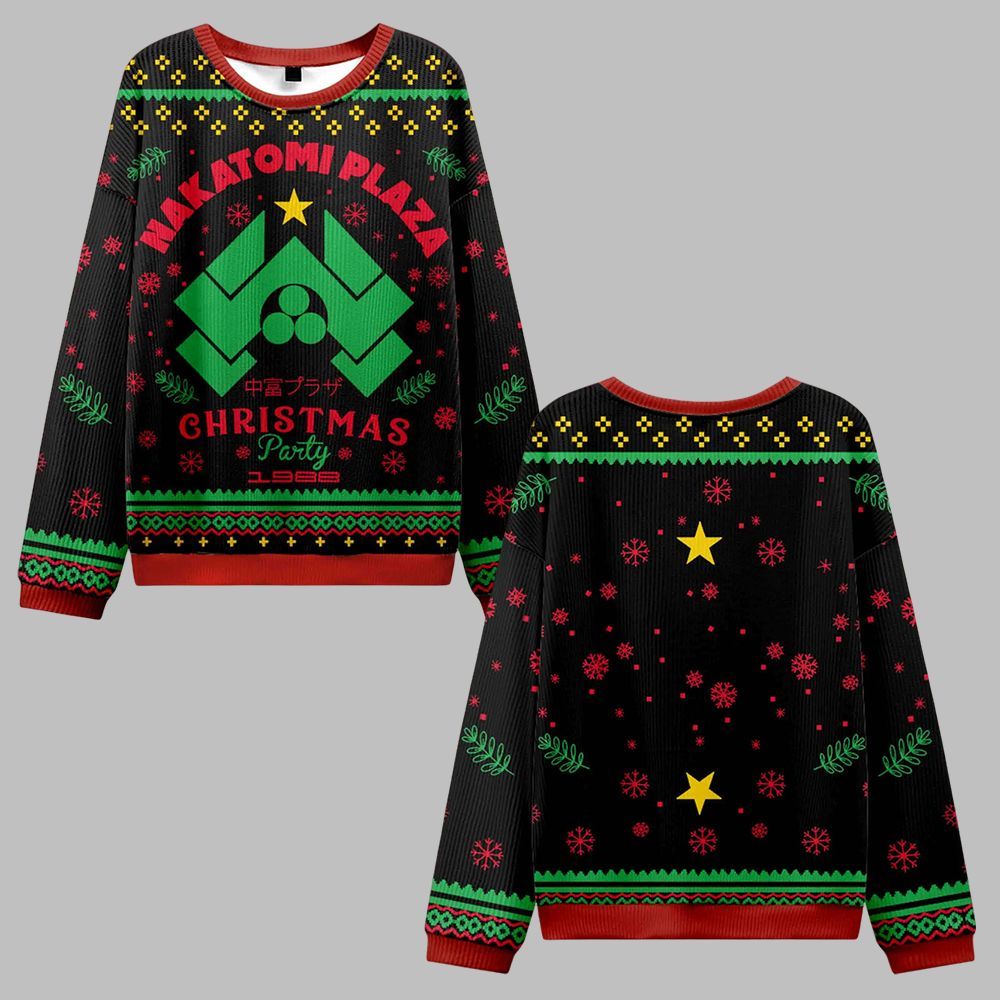 Nakatomi Plaza Ugly Sweater 2026 Christmas - Moonbestprint