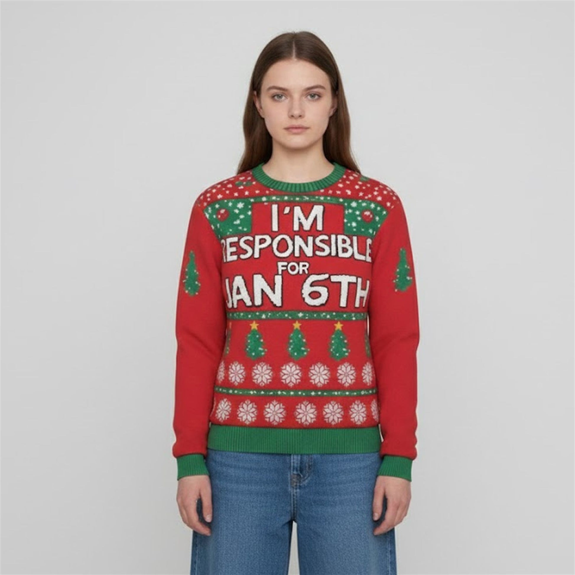 Nancy Pelosi I'm Responsible For Jan 6Th Christmas Ugly Sweater - Moonbestprint