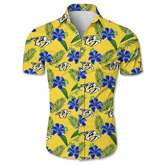 Nashville Predators Hawaiian Shirt 5, NHL Hawaiian Shirt Moonbestprint