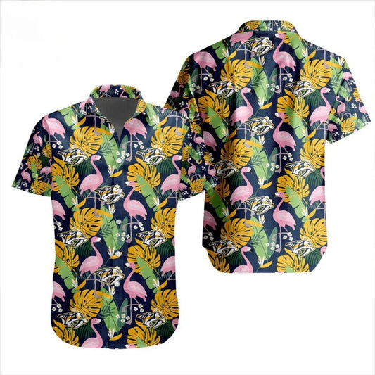 Nashville Predators Team Hawaiian Shirt, NHL Hawaiian Shirt Moonbestprint