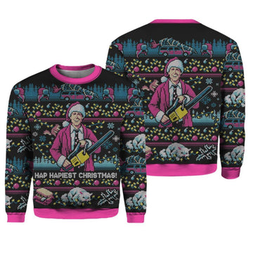 National Lampoons Vacation Hap Hapiest Christmas Sweater - Moonbestprint