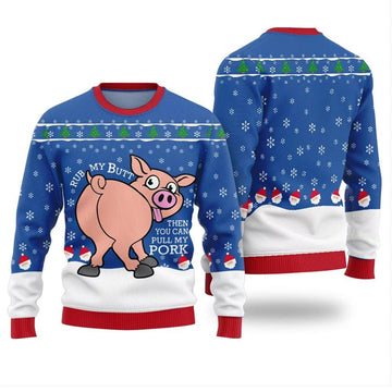 Naughty Pig Ugly Christmas Sweater - Moonbestprint