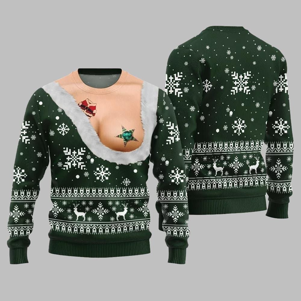 Naughty Ugly Sweater Christmas 2026 - Moonbestprint