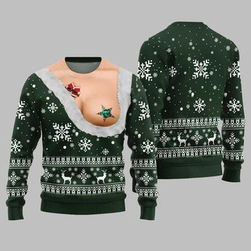 Naughty Ugly Sweater Christmas 2026 - Moonbestprint