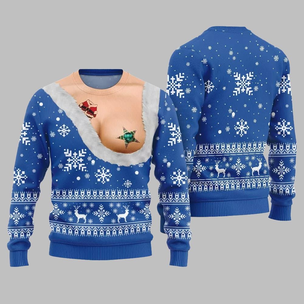 Naughty Ugly Sweater Christmas 2026 - Moonbestprint