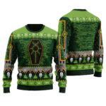 Nefarious Necron Ugly Christmas Sweater – Moonbestprint