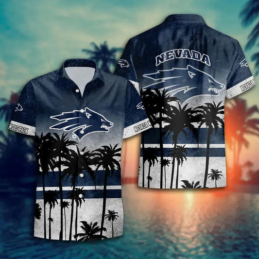 Nevada Wolf Pack Style Hot Trending Summer Aloha Hawaiian Shirt, NCAA Hawaiian Shirt Moonbestprint