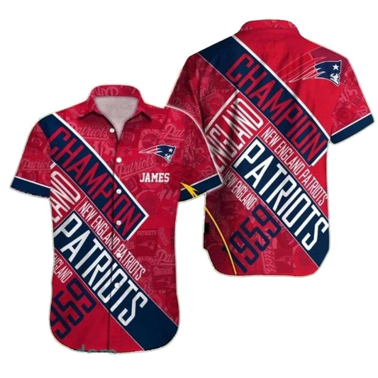 New England Patriots 1959 Champions Hawaiian Shirt - Moonbestprint