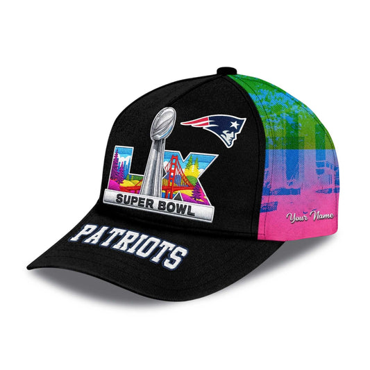 New England Patriots Bowl LX 2026 Hat -Moonbestprint