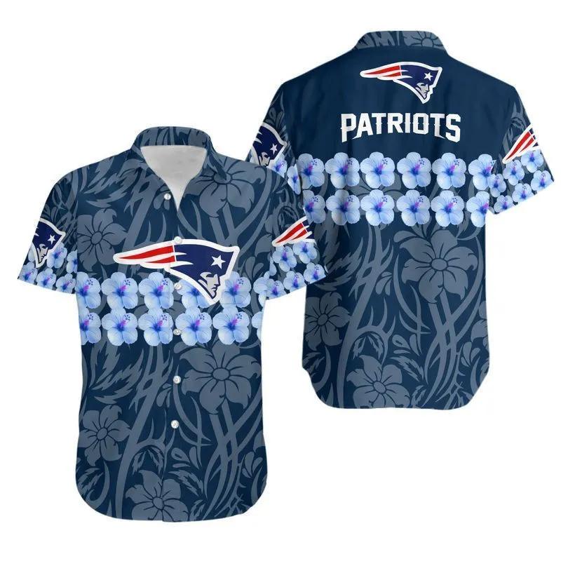 New England Patriots Coconut Trees Hawaiian Shirt 4, NFL Hawaiian Shirt Moonbestprint