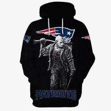New England Patriots Football The Devil 3D Hoodie, NFL Hoodie Moonbestprint