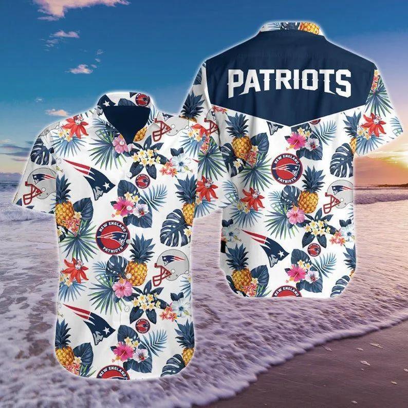 New England Patriots Limited Edition Hawaiian Shirt 2, NFL Hawaiian Shirt Moonbestprint