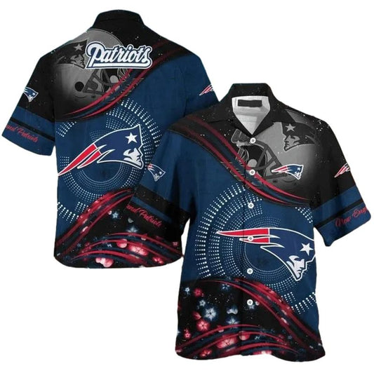 New England Patriots Logo Ultra Style Summer 2025 Hawaiian Shirt - Moonbestprint