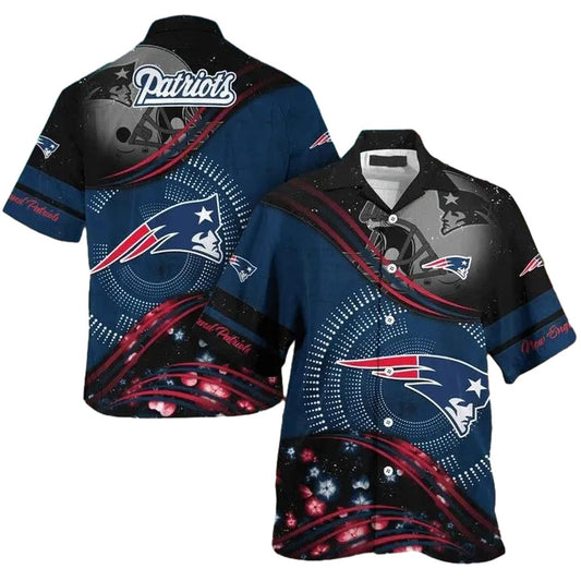 New England Patriots Logo Ultra Style Summer 2025 Hawaiian Shirt - Moonbestprint