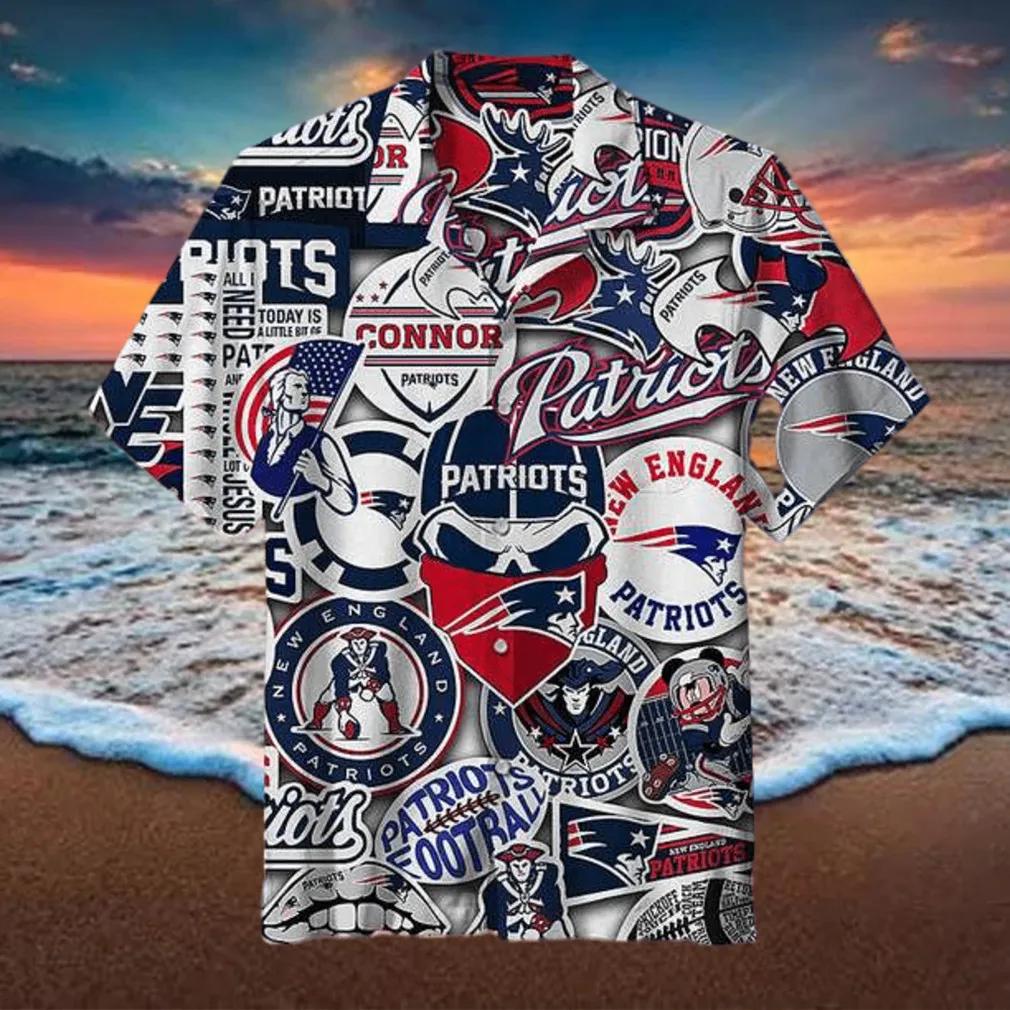 New England Patriots NFL Hawaiian Shirt, NFL Hawaiian Shirt Moonbestprint