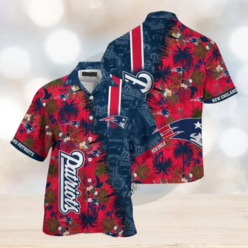 New England Patriots NFL Summer Hawaiian Shirt, NFL Hawaiian Shirt Moonbestprint