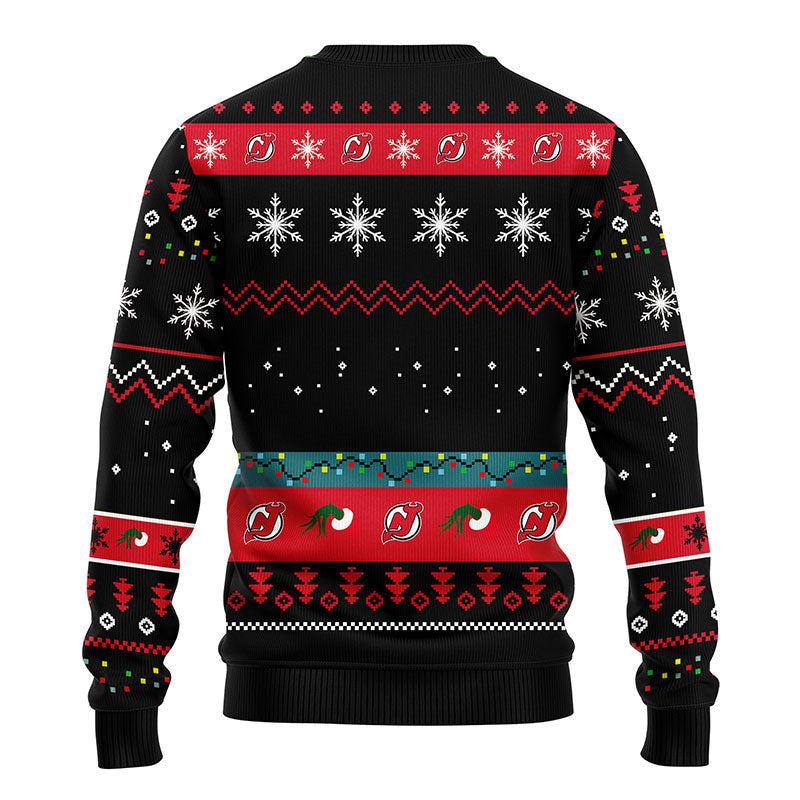 New Jersey Devils 12 Grinch Xmas Day Ugly Christmas Sweater Moonbestprint