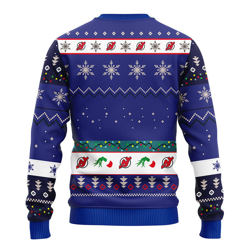 New Jersey Devils Grinch Ugly Christmas Sweater Moonbestprint