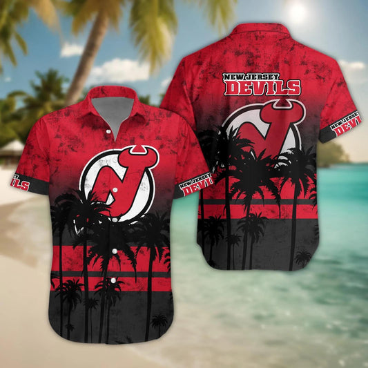 New Jersey Devils Hawaii Shirt, NHL Hawaiian Shirt Moonbestprint