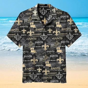 New Orleans Saints 3d Aloha Hawaiian Shirt 3, NFL Hawaiian Shirt Moonbestprint