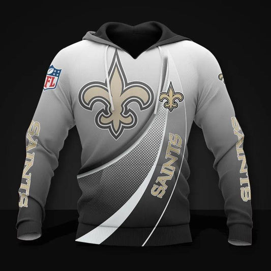 New Orleans Saints All Over Print Hoodie, NFL Hoodie Moonbestprint