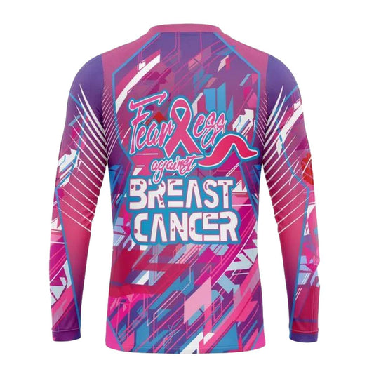 New Orleans Saints Breast Cancer AOP Sweatshirt - Moonbestprint