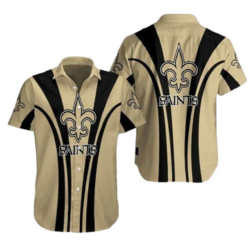 New Orleans Saints Classic Gold Rush Hawaiian Shirt - Moonbestprint