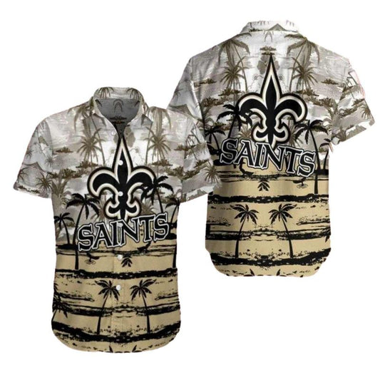 New Orleans Saints Coconut Beachfront Hawaiian Shirt - Moonbestprint