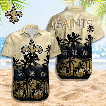 New Orleans Saints Hawaiian Shirt, NFL Hawaiian Shirt Moonbestprint