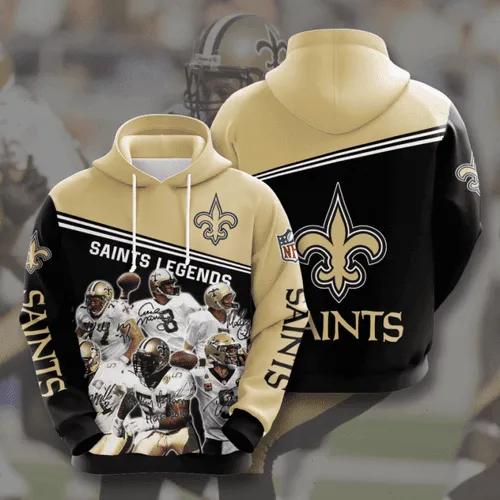 New Orleans Saints Legends 3D Hoodie, NFL Hoodie Moonbestprint
