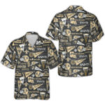New Orleans Saints Logos Helmets and Pennants Collage Hawaiian Shirt – Moonbestprint