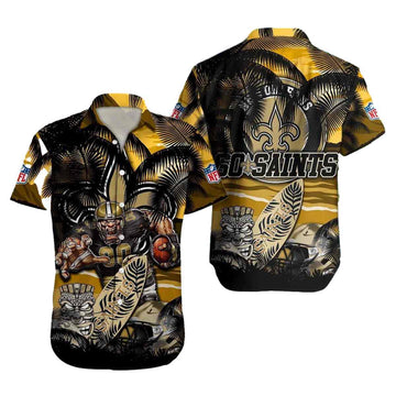 New Orleans Saints Mascot Go Saints Hawaiian Shirt - Moonbestprint