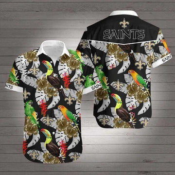 New Orleans Saints NFL Limited Edition Gift For Fan Hawaiian Shirt, NFL Hawaiian Shirt Moonbestprint