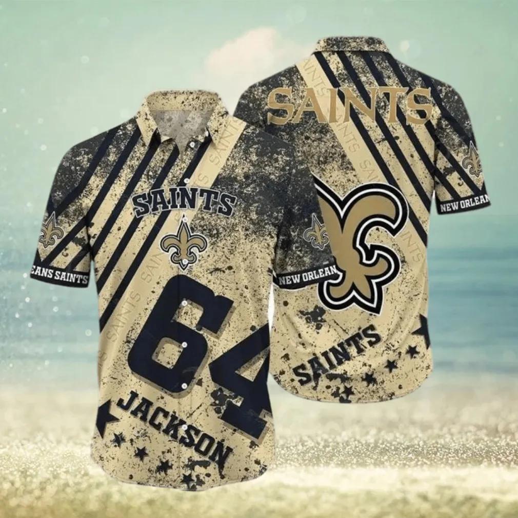New Orleans Saints NFL Personalized Hawaiian Shirt, NFL Hawaiian Shirt Moonbestprint
